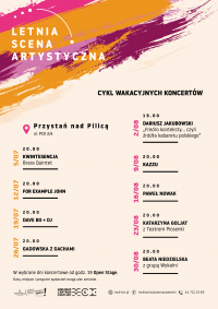 Letnia Scena Artystyczna – przyjdź i posłuchaj lub wystąp!